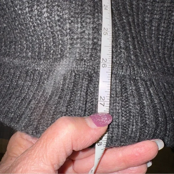 UGG Charcoal Cowl Neck Sweater - Size MED NWOT - Picture 6 of 11